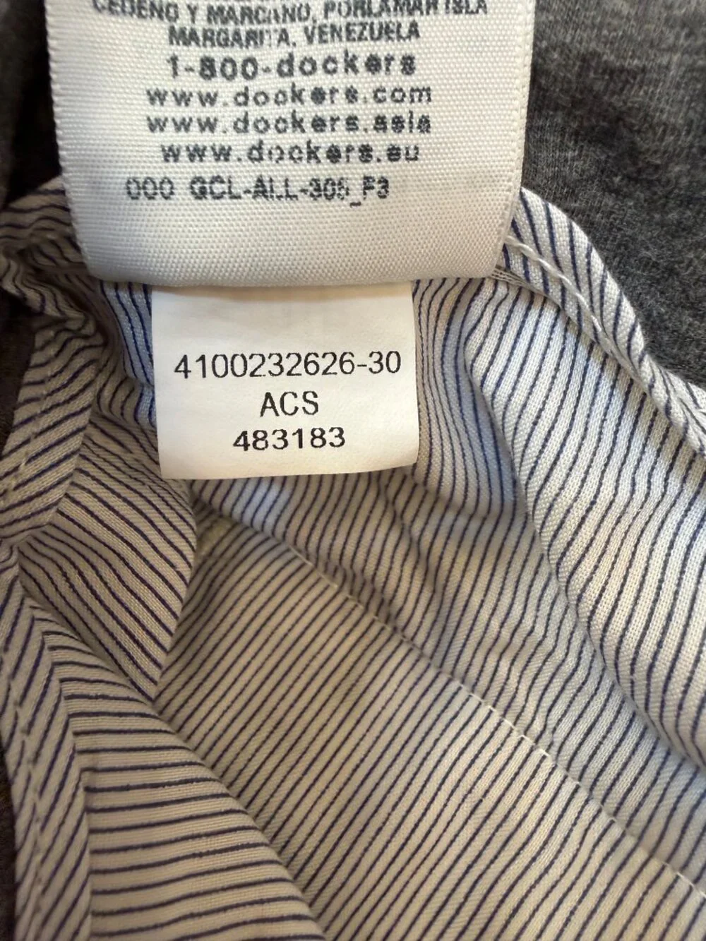 Dockers Straight Fit Light Khaki Pants 38x29